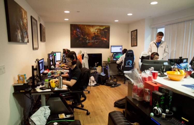 Team Liquid's gaming house was photographed last year by Business Insider.