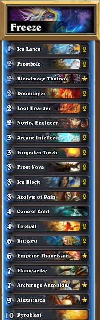 Freeze Mage decklist