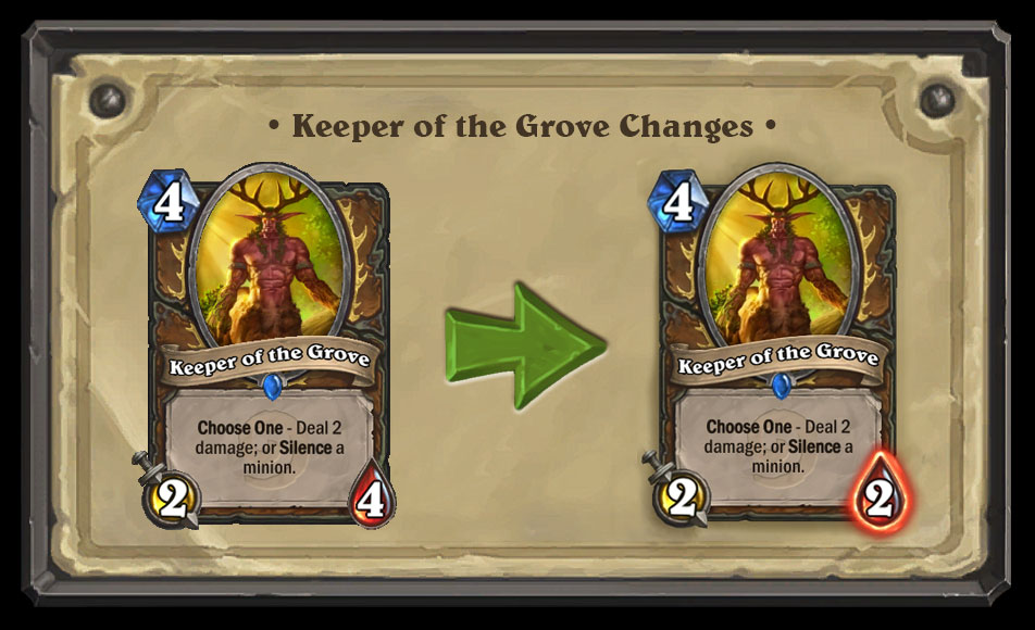 Keeper of the Grove Nerf