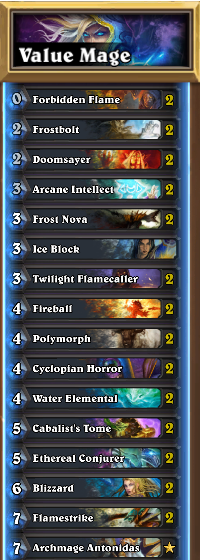 Value Mage decklist