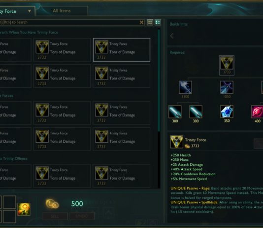 Tons of Trinity Force – the Best Item?