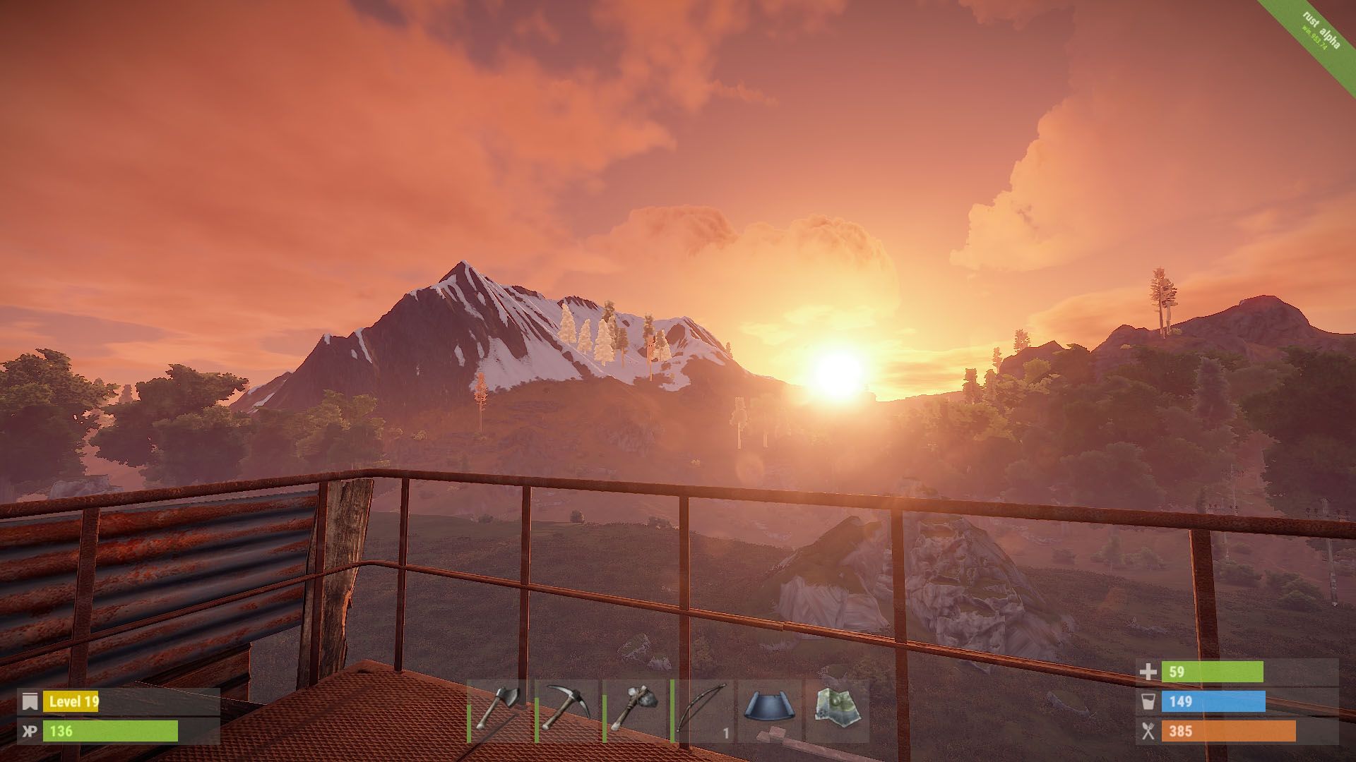 Horizon screenshot in Rust