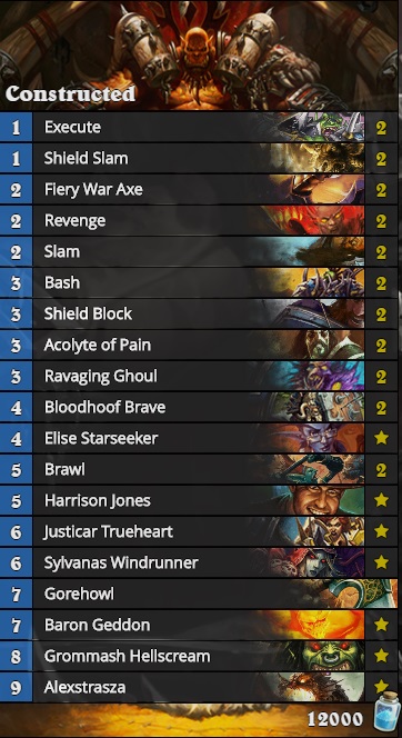 expensive warrior deck