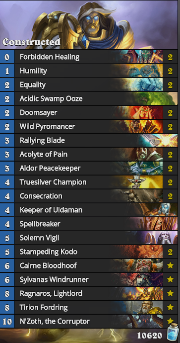 expensive paladin deck