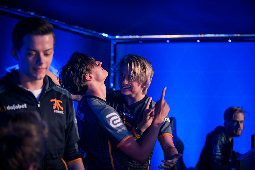 Fnatic after win