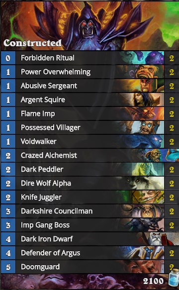 Cheapest Dust Cost Decks