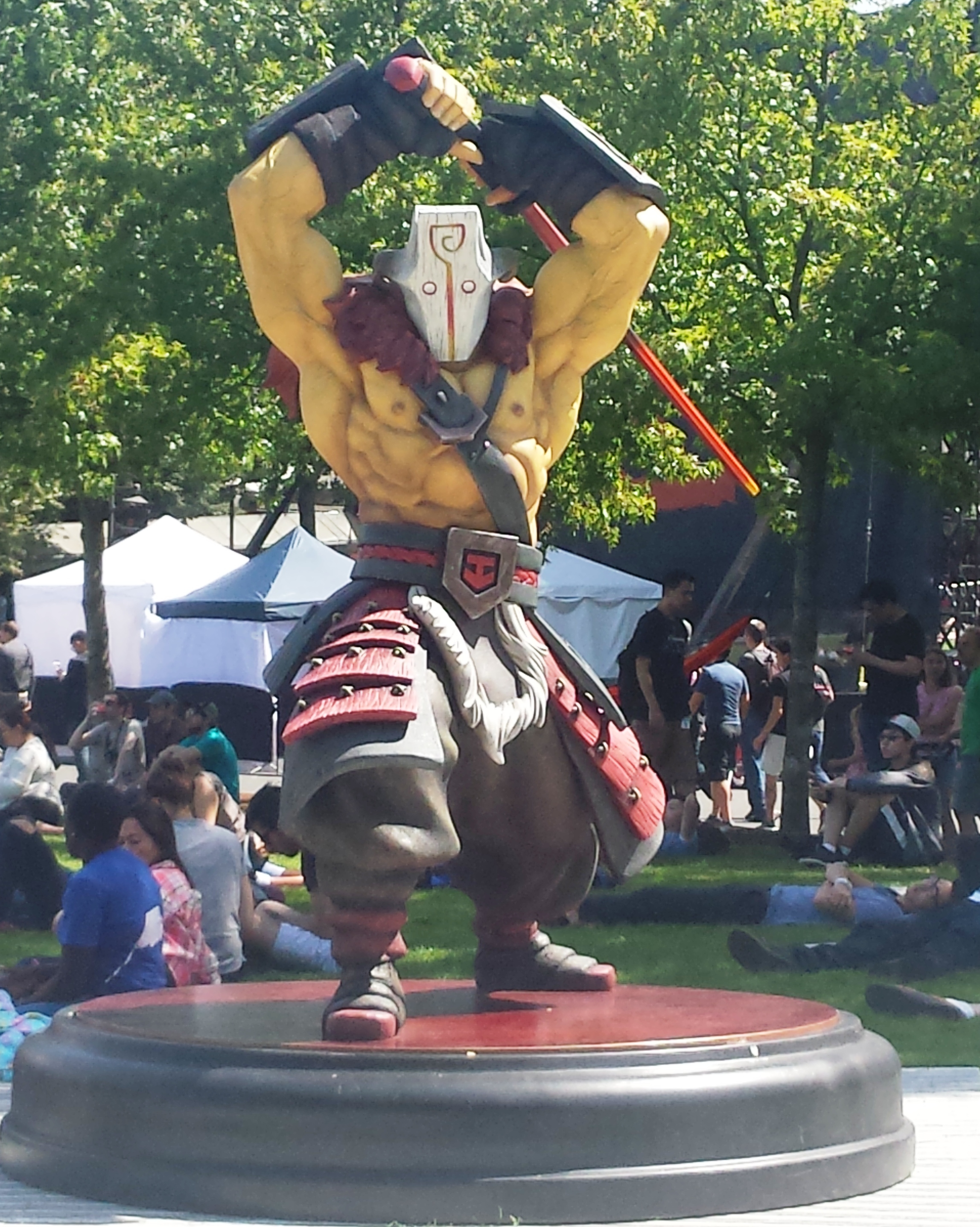 Juggernaut Statue at TI6