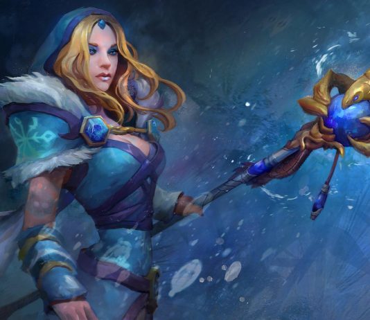 Dota player Crystal Maiden