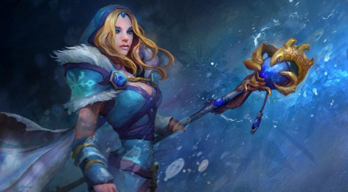 Dota player Crystal Maiden