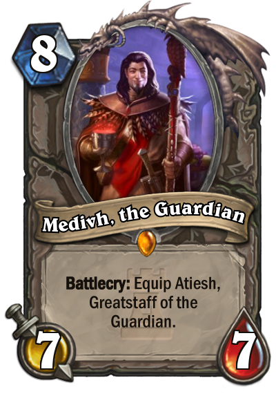 Medivh, the guardian karazhan card