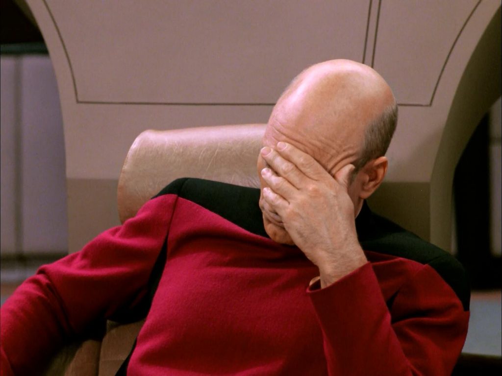 Picard face palm