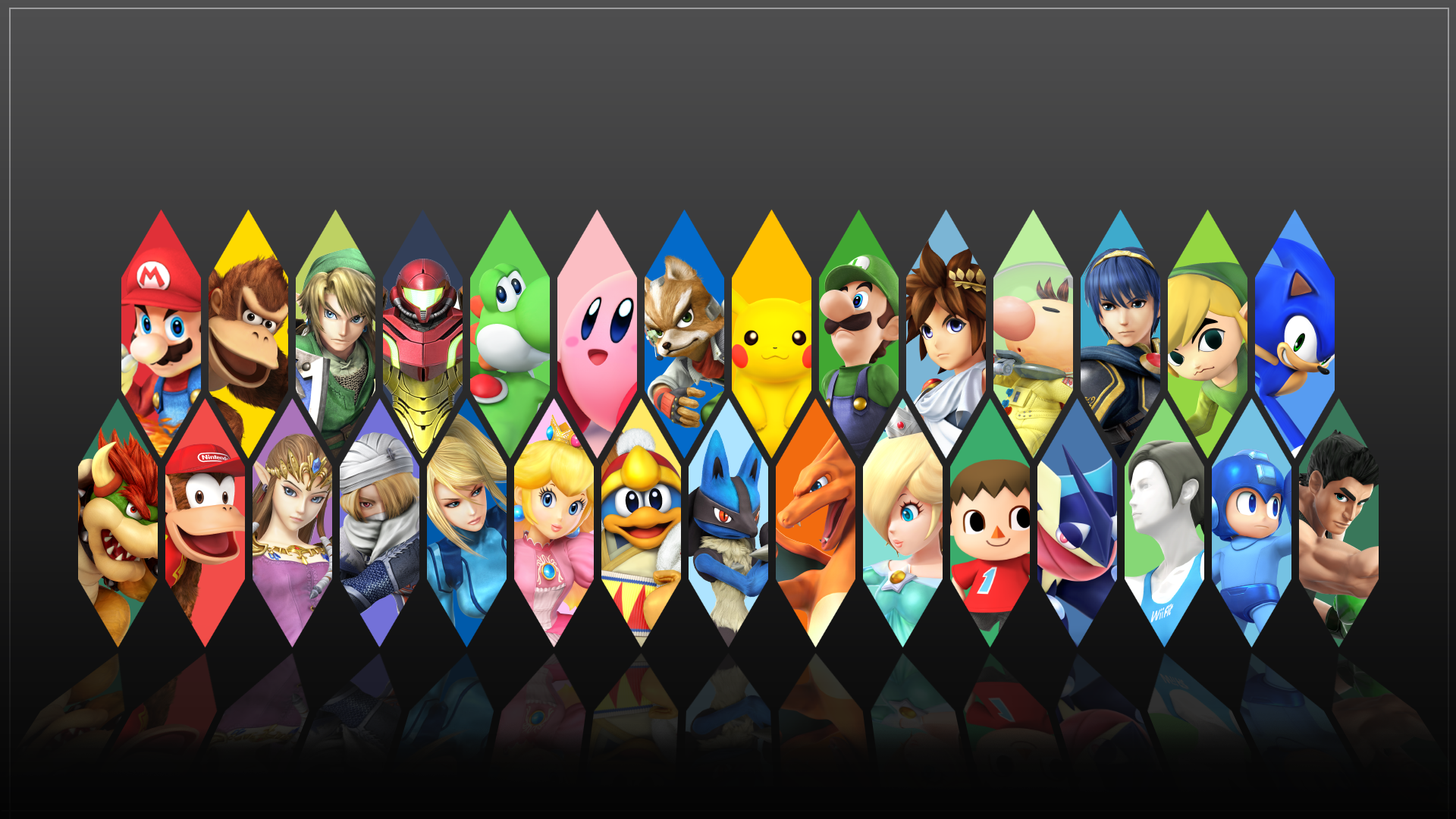 Super smash bros 4 characters