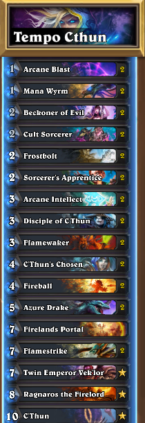 C'Thun Mage decklist