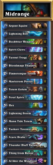 Midrange Shaman Decklist