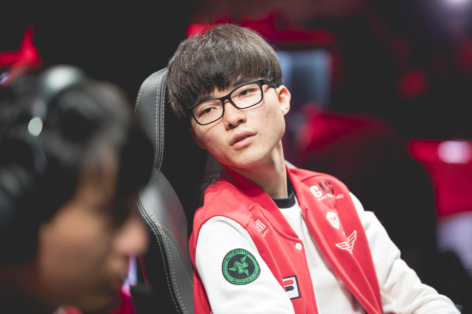 skt faker on set