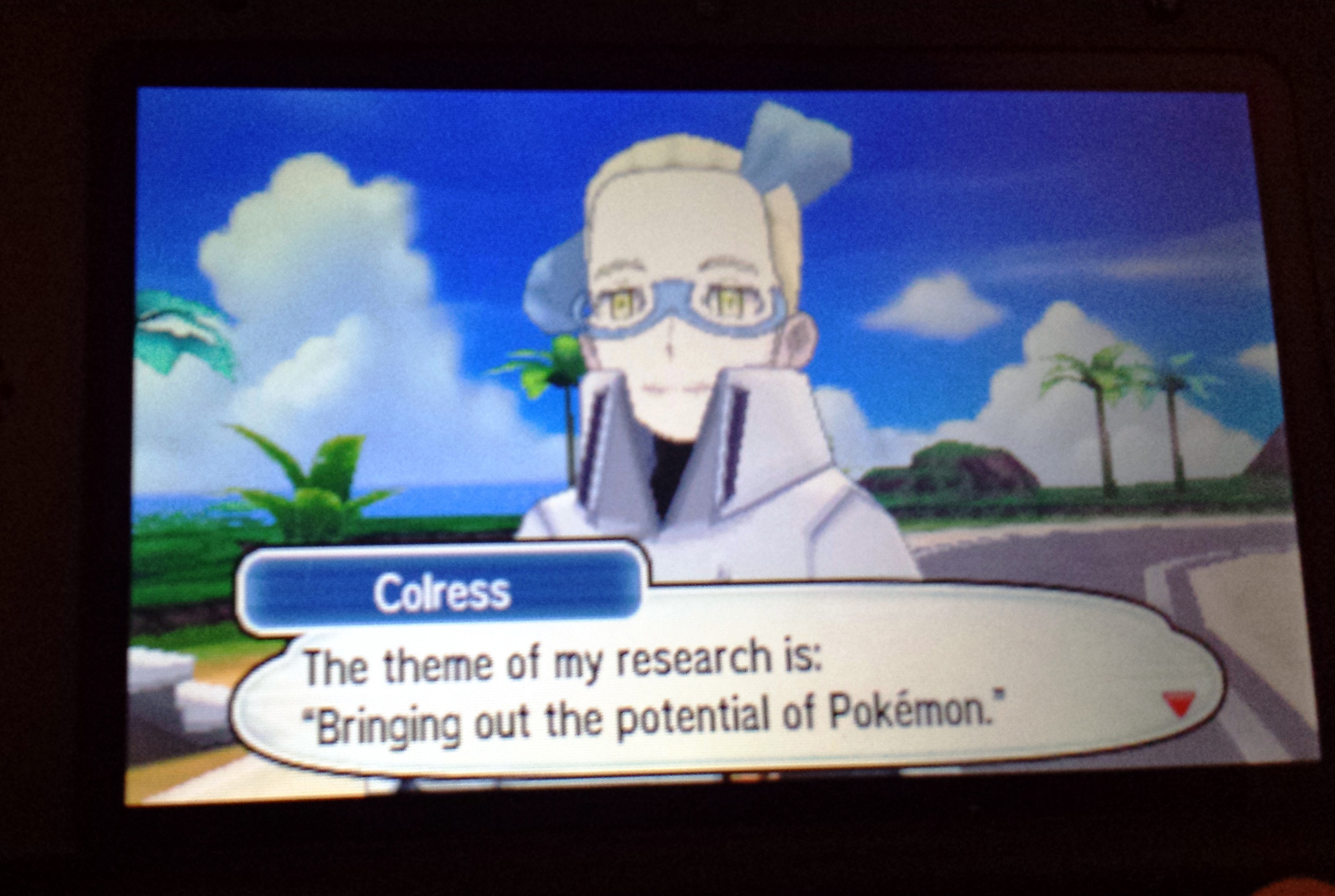 Colress in Pokemon Moon