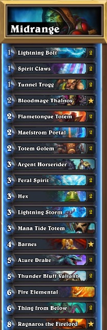 Midrange Shaman Heroic Tavern Brawl