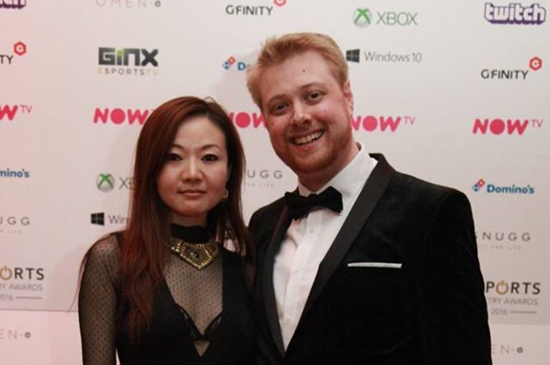 Tobiwan at the Esports Industry Awards 2016