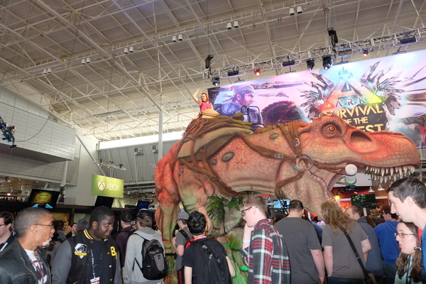 PAX East - Giant T-Rex Statue