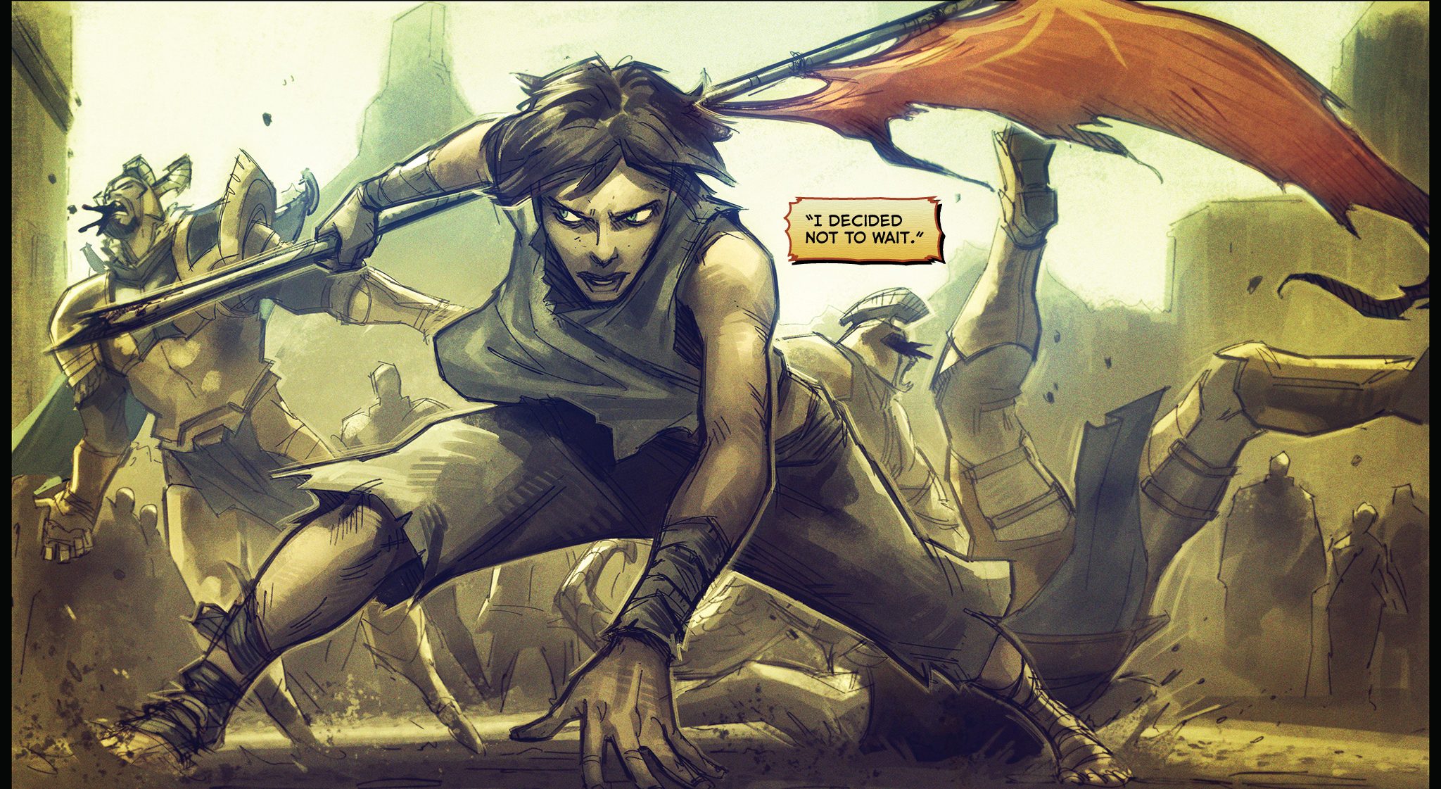 A panel from Valve's Tip of the Spear comic.