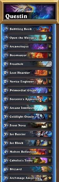 Mage Quest decklist. 