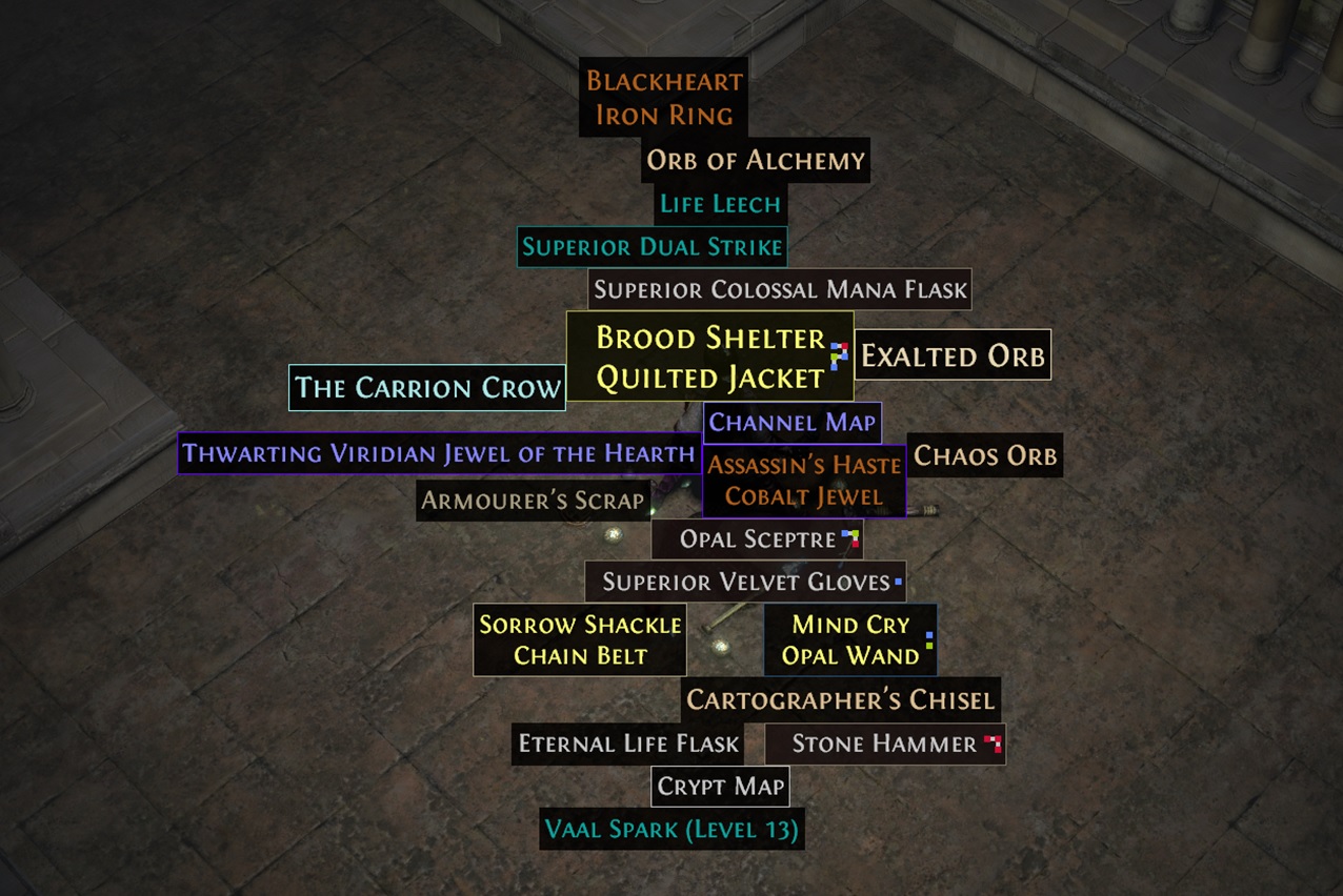 Path of Exile Loot example