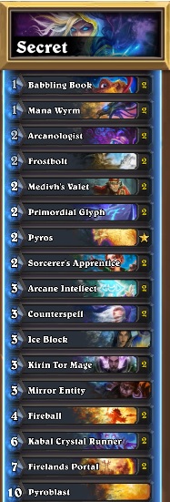 One of the strongest Secret Mage deck in Journey to Un'Goro.