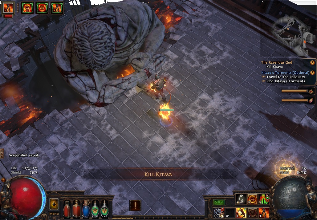 Kitava is the second boss in Act Five, and he's no pushover.