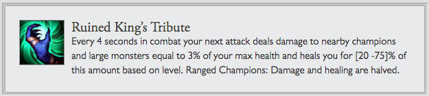 Example of the new "Runes Reforged" system in League of Legends. (Ruined Kings Tribute)