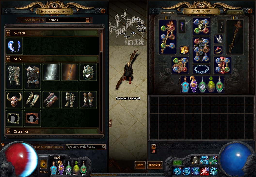 Screenshot of new MTX system.