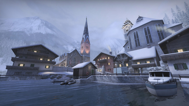 Screenshot of "Austria" a new CS:GO map released with Operation Hydra.