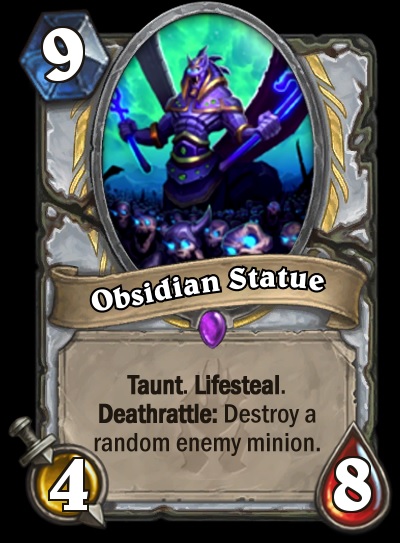 Obsidian Statue