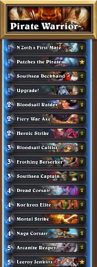 Pirate Warrior Decklist