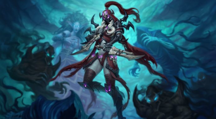 Valeera the Hollowed is one of the Death Knights included in Hearthstone's Knights of the Frozen Throne expansion.