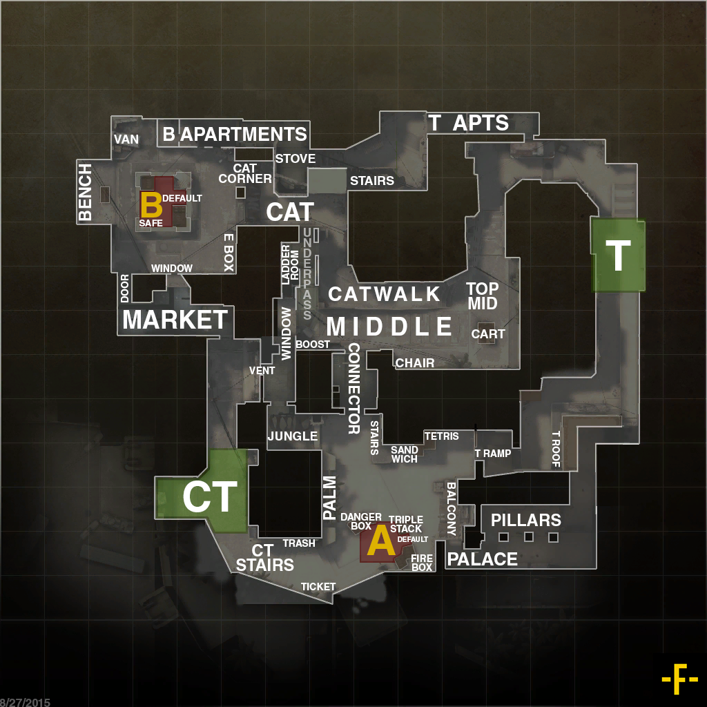 Mirage callout map.