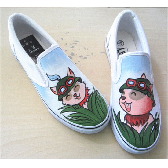 Terribly designed Teemo shoes.