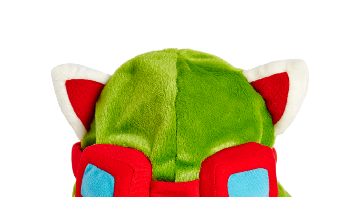 This terrible Teemo hat is sold by Riot Games. Unfortunately.