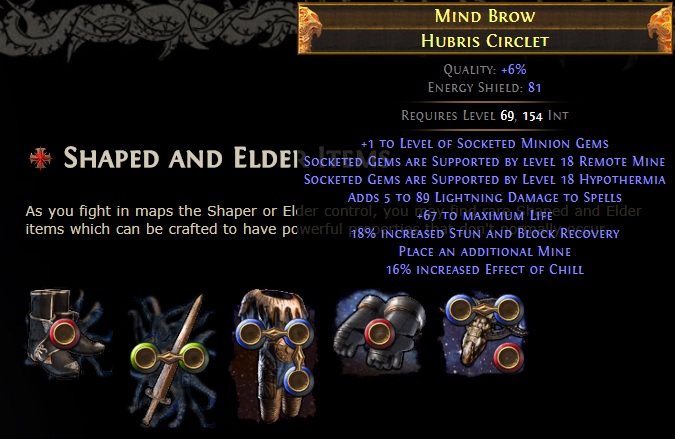 In Path of Exile's War for the Atlas expansion, players have a small chance of receiving ultra-rare drops with powerful modifiers when they're clearing endgame content.