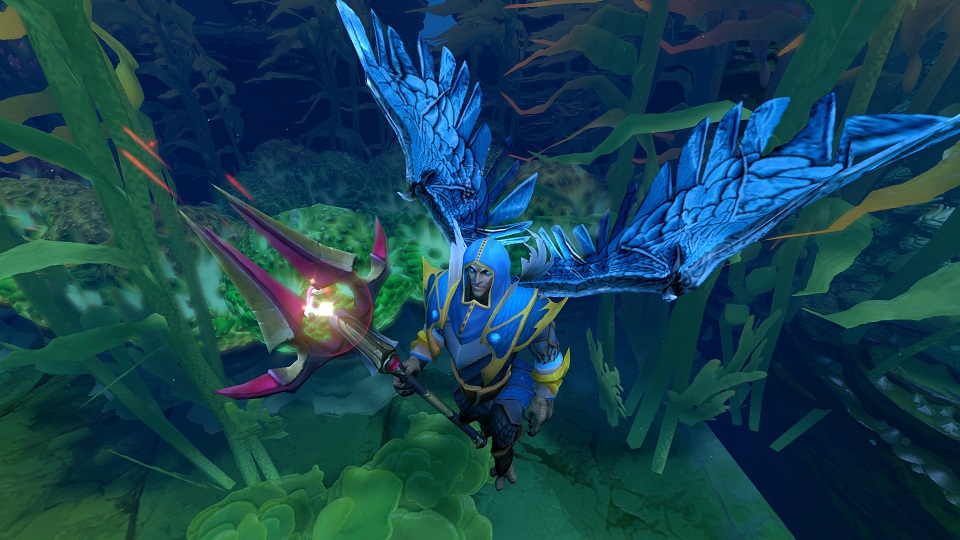 This is an image of the Dota 2 hero Skywrath Mage, taken using the Abyssal Reef