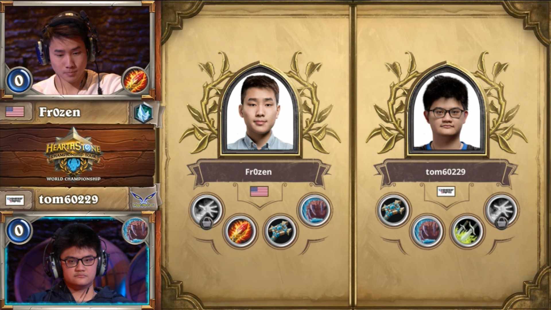 Fr0zen vs Tom Hearthstone World Championship