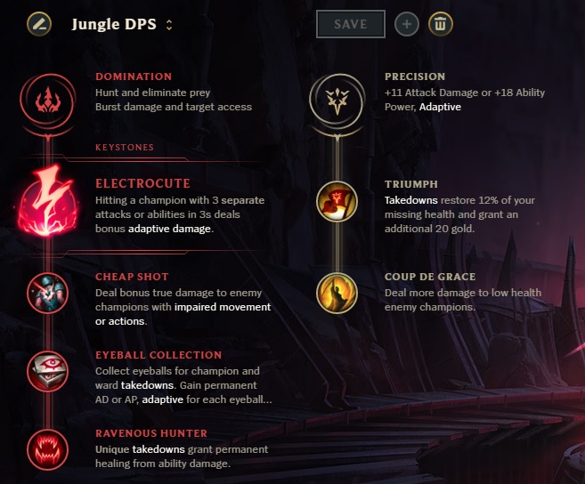 DPS Jungle Runes