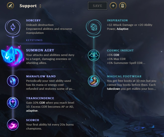 Support Runes