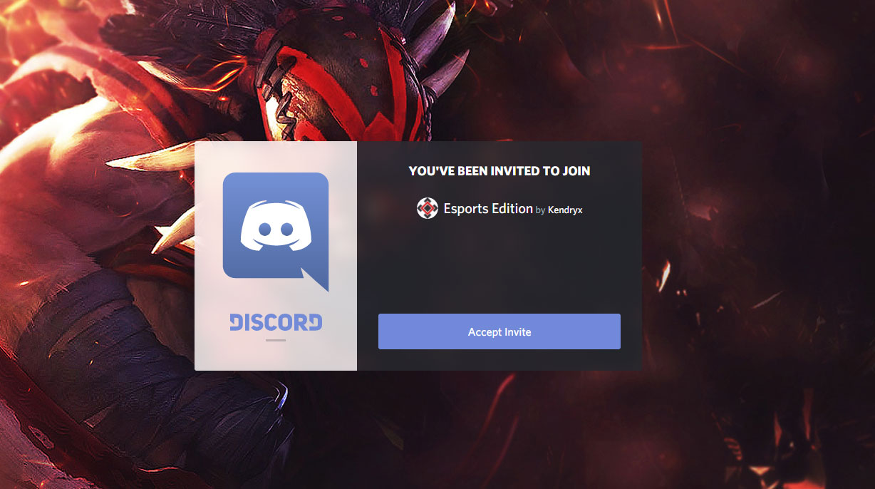 Invitation to join a Discord Group