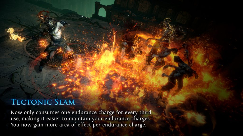 Path of Exile Harvest Tectonic Slam Rework